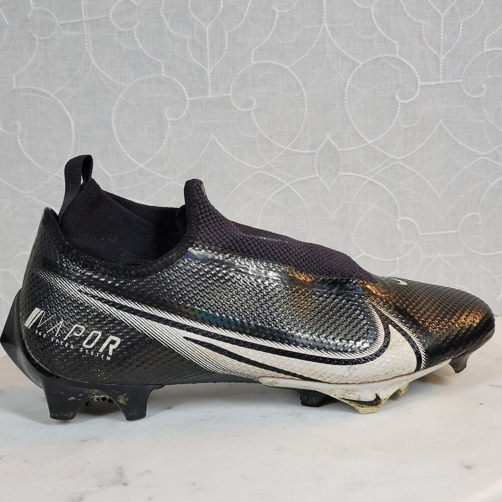 Nike Mens Vapor Edge Pro 360 Football Cleats Size 7.5‎ Black White AO8277-001